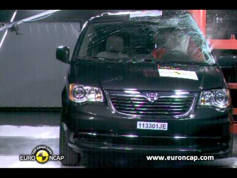 Тест за видео катастрофа Lancia Voyager от 2011 г.