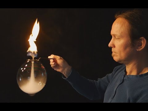 Fire Tornado Inside A Bubble