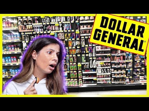 FULL FACE OF DOLLAR GENERAL MAKEUP