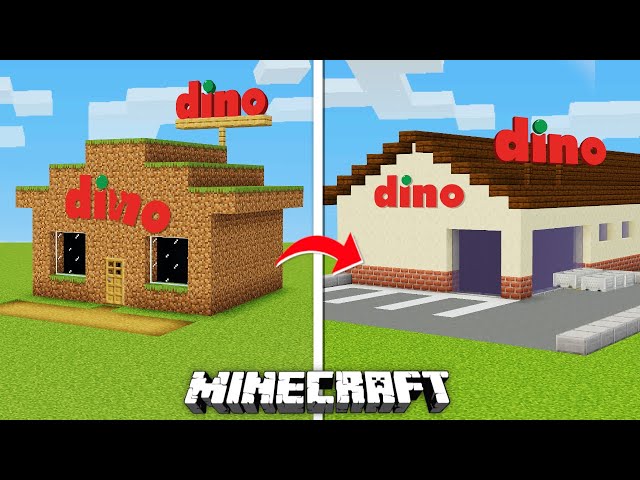 Poprosiłem 10 LOSOWYCH OSÓB aby zbudowali DINO w MINECRAFT!