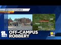 Morgan State students robbed at off-campus apartment