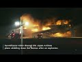 Video shows Japan Airlines passenger plane in flames at Tokyo airport  - 01:05 min - News - Video