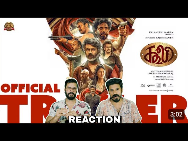 Coolie Official Trailer Reaction | Rajinikanth Lokesh Kanagaraj Aamir Nagarjuna Entertainment Kizhi