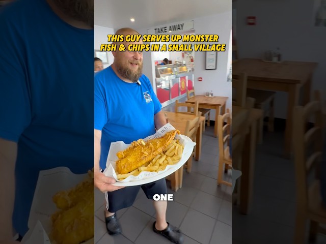 Whale & Chips 🥵 #britishfood #foodshorts