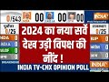 Lok Sabha Opinion Poll 2024 LIVE: 2024 का नया सर्वे देख उड़ी विपक्ष की नींद ! BJP Vs Congress