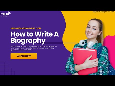 How to write a biography essay