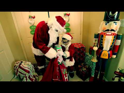 SANTA VISITS DEION for CHRISTMAS