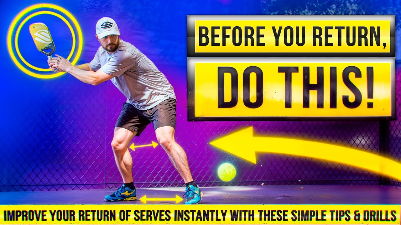 The PERFECT pickleball Return of Serve: Rules and strategies For Every Level Player