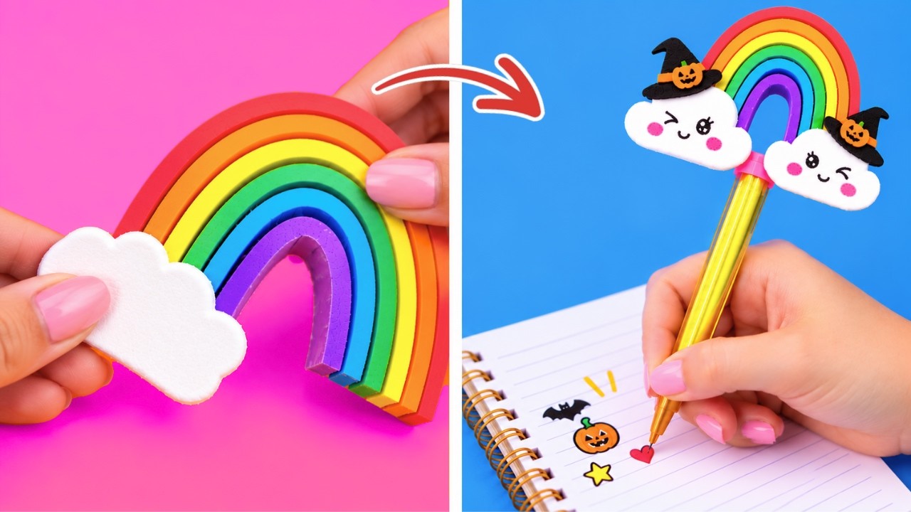 Upgrade Your School Supplies 🎀✏️ Crafts, Hacks & Ideas