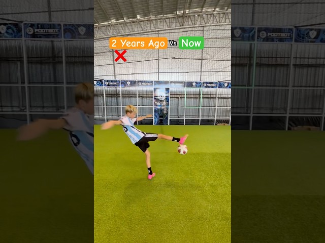 Before & After: How Far He’s Come in Just 2 Years! 🎯⚽
