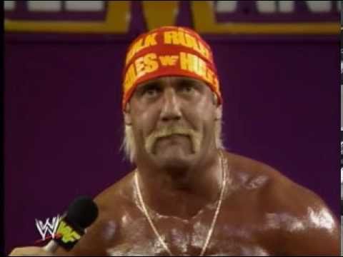 WWF Wrestlemania V - Hulk Hogan Interview - YouTube