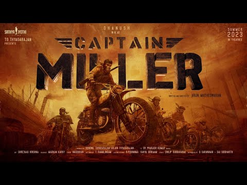Captain Miller - Official announcement video- Dhanush makes a stylish entry