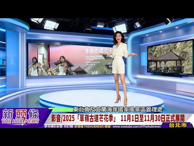 影音/銀白波浪美不勝收 「2025草嶺古道芒花季」11月浪漫登場