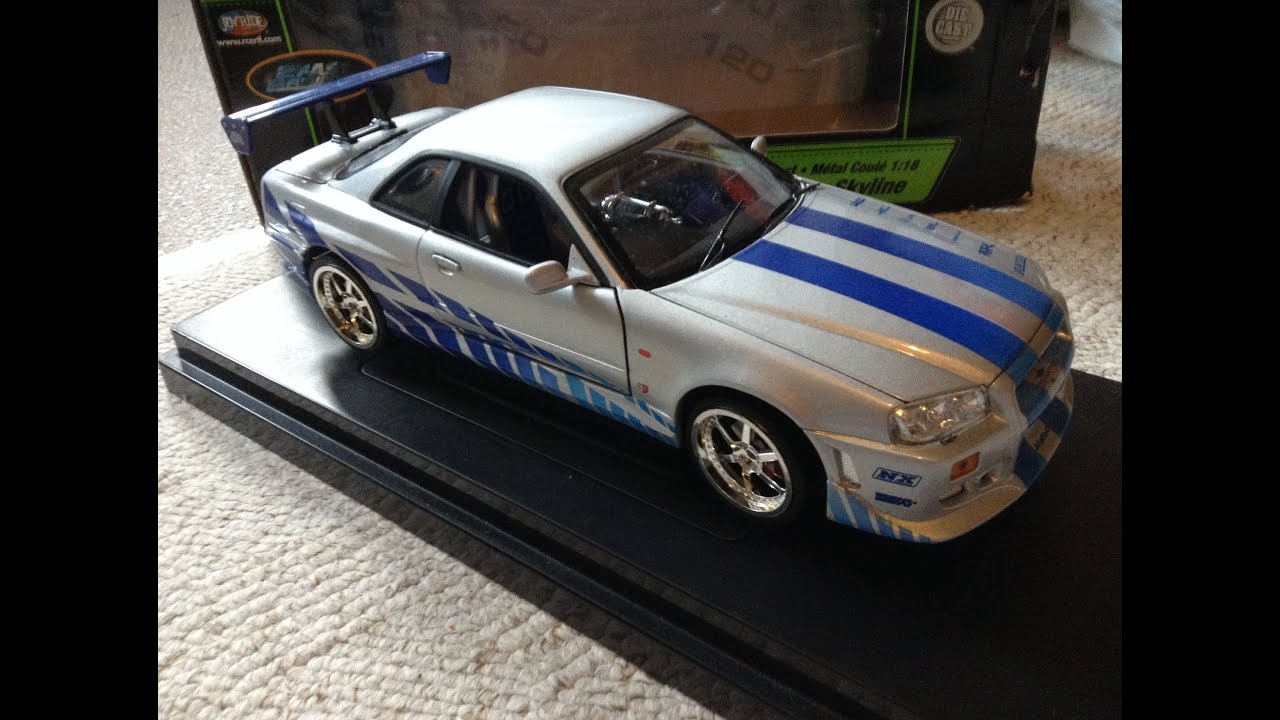 Fast furious nissan skyline die cast cars #6