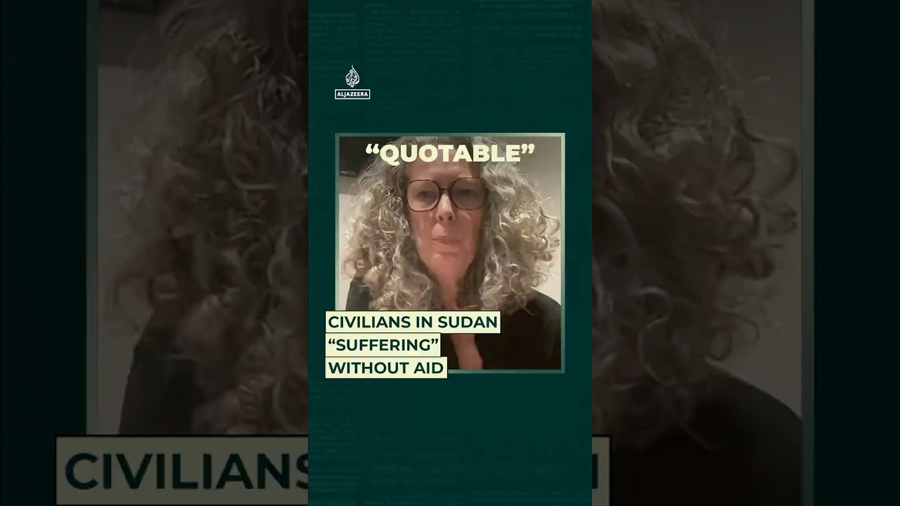 Civilians in Sudan "suffering" without aid