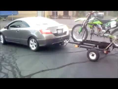 Honda pulling trailer bikes #5
