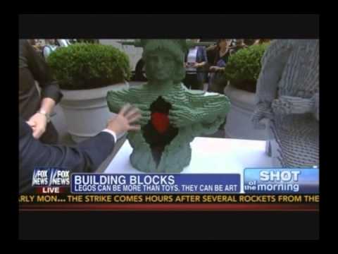 THE ART OF THE BRICK by Nathan Sawaya on Fox & Friends