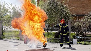 В університеті відбулися навчання з дотримання правил пожежної безпеки