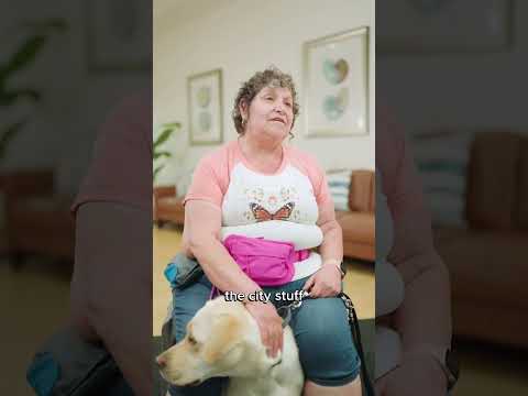 Match Day: Kim Meets Her Guide Dog Luna for the First Time 🐾