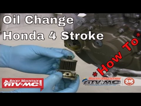 How to change oil on a honda 250ex #7