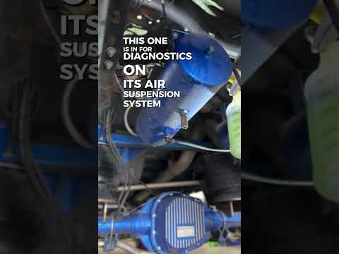 2002 Ford F-350 Super Duty XL was in for an Air suspension slow leak