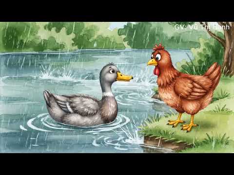 Câu chuyện Gà nâu và vịt xám