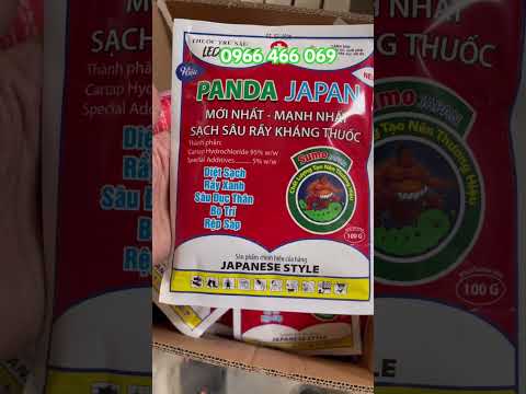 Sản phẩm Panda Nhật quản lý sâu rầy hiệu quả