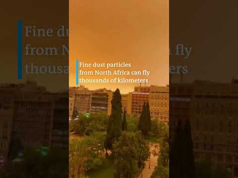 Athens’ sky turns orange | DW Shorts