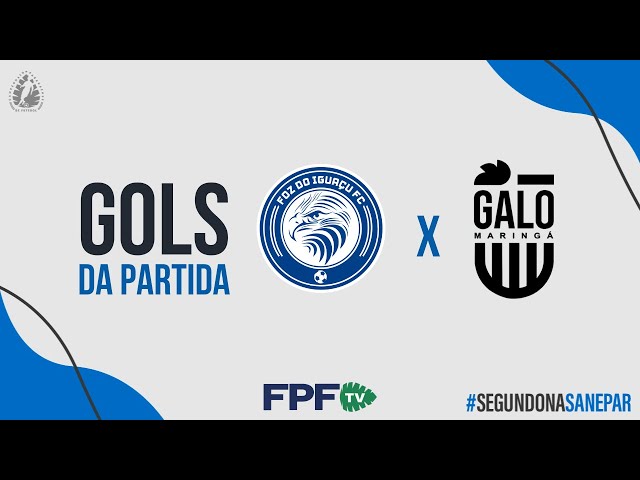 Confira os gols de FOZ DO IGUAÇU 2X2 GALO MARINGÁ pela 14ª rodada da Segundona Sanepar 2025, jogo de ida da final. Paranaense é na FPF TV! Curta, comente e compartilhe!

| Inscreva-se! |
Federação Paranaense de Futebol. Levando o nosso esporte até você!