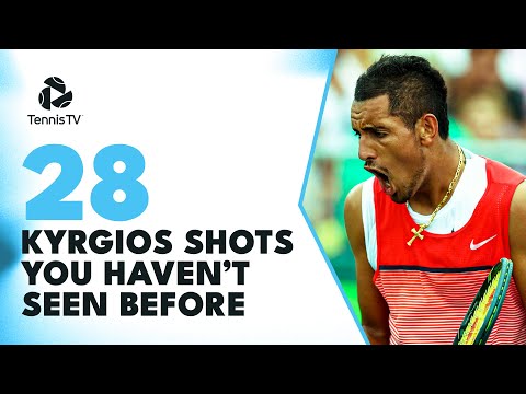 28 CRAZY Nick Kyrgios Shots You Haven't Seen Before 🤩