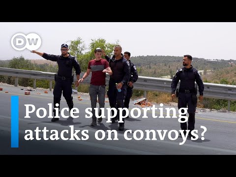 Peace activists protect Gaza-bound aid convoys from attacks by Israeli extremists | DW News