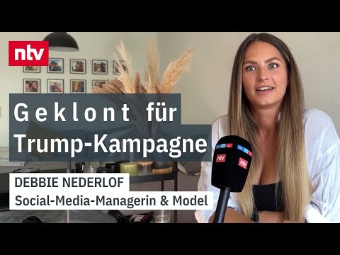 Wie Influencerinnen für Trump-Propaganda kopiert werden - System digitaler Klone | ntv