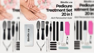 Pratinjau video produk Biutte.co Alat Perawatan Kaki Pedicure Treatment Set 20 in 1 - GR5663