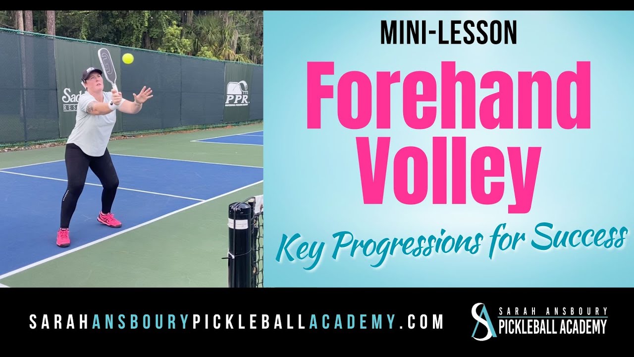 Forehand Volley: Key Progressions for Success