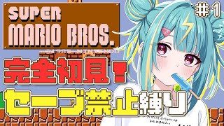 #1【スーパーマリオブラザーズ】完全初見でしか達成できないロマンがここにあるっ！！【紫電ライム/Varium】