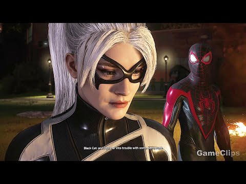 Black Cat Cheating On Spider-Man With Her Girlfriend - Marvel's Spider-Man 2 PS5