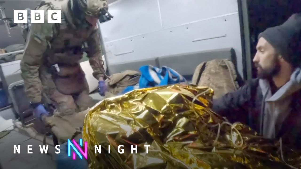 How Ukraine’s medics are saving lives and limbs on the frontline against Russia | BBC Newsnight