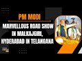 LIVE: PM Modis marvellous road show in Malkajgiri, Hyderabad in Telangana | News9