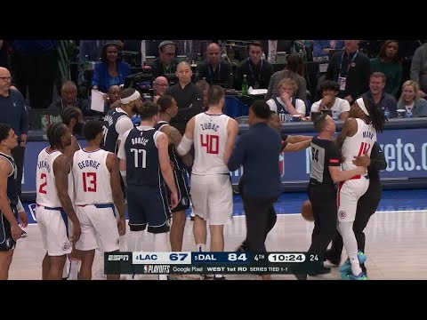 DOULBE TECHNICALS 😳 Clippers vs. Mavericks Game 3 gets HEATED | NBA on ESPN
