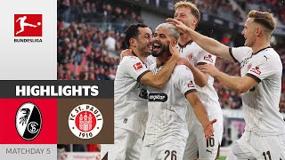 St. Pauli Grab First Win! | SC Freiburg — FC St. Pauli 0-3 | Highlights | MD5 – Bundesliga 2024/25