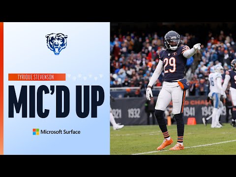 Tyrique Stevenson | Mic'd Up | Chicago Bears video clip