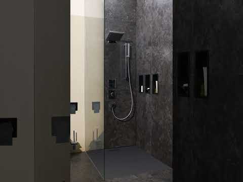 hansgrohe Inspirator Tool, dream bathroom, 3D design  #hansgrohe #interiordesign #bathroomdesign