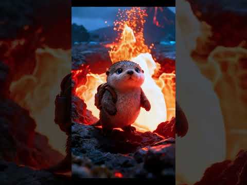 Seal Begins His Journey… to the Heart of the Volcano 🌋🦭 #Shorts
