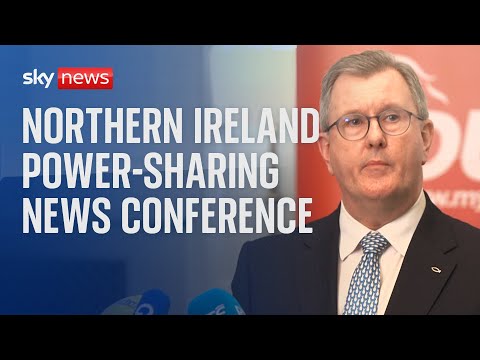 Watch live: Sir Jeffrey Donaldson and Chris Heaton-Harris hold a news conference