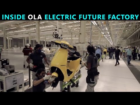 Inside Ola Electric Future Factory Tour - S1 Electric Scooter