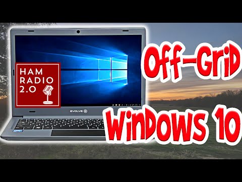 OFF-GRID Windows 10 Laptop Setup for Radio Comms