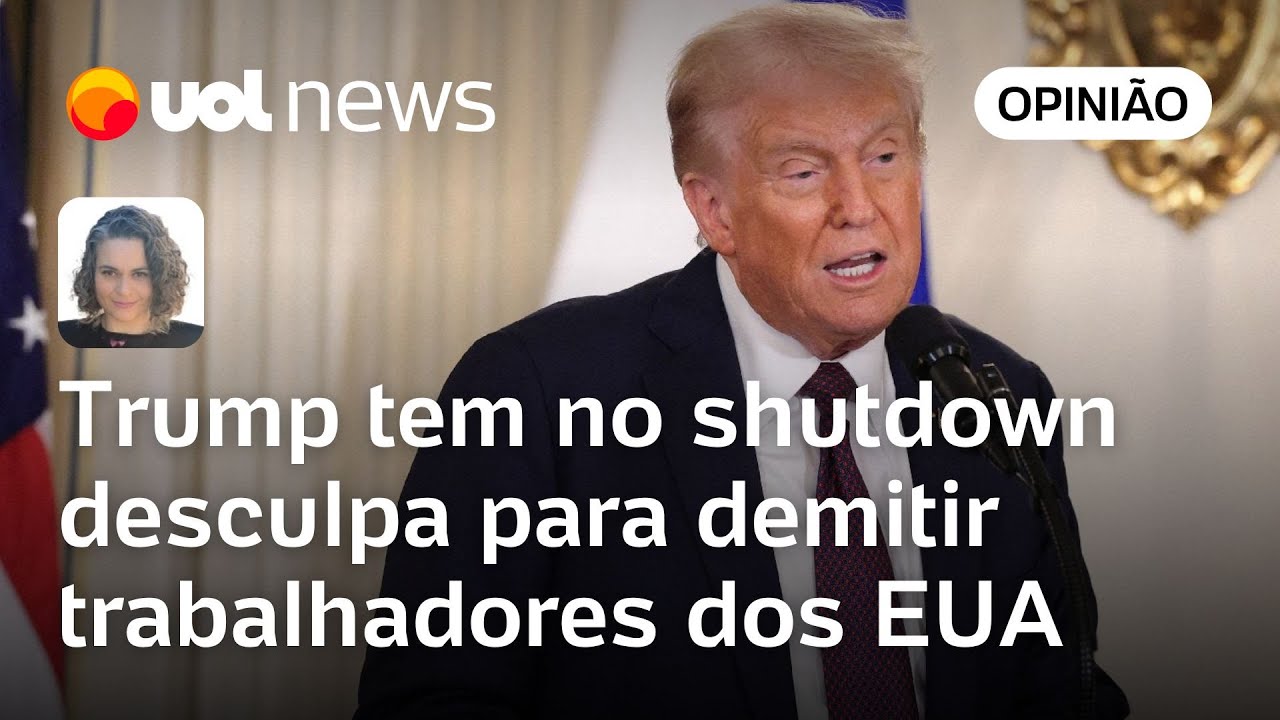 Trump tem no shutdown desculpa para demitir trabalhadores nos EUA | Mariana Sanches