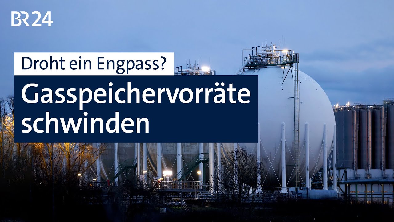 Gasspeichervorräte schwinden - Droht ein Engpass? | BR24