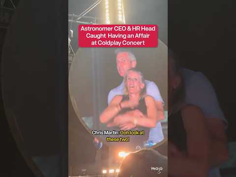 Cheating Couple caught LIVE at Coldplay Concert!