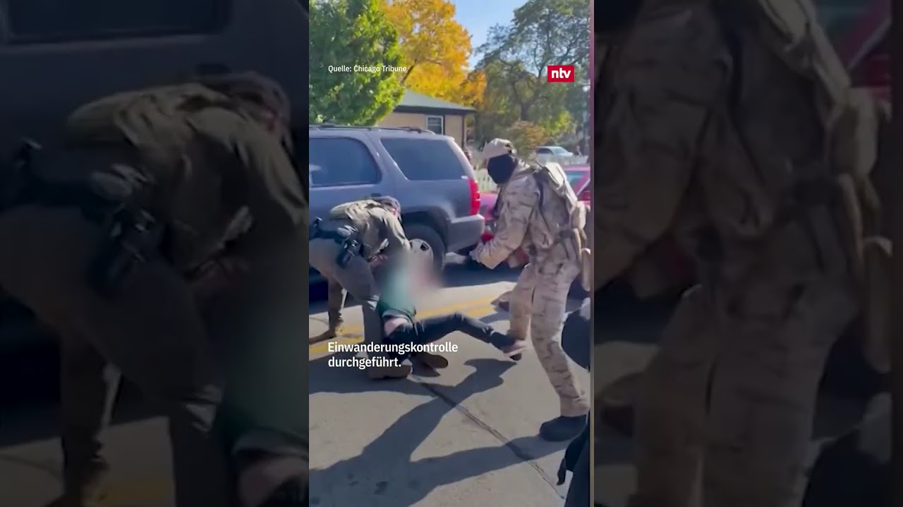 Brutalität nach angeblichem Crash: US-Agent kniet auf Mann | ntv